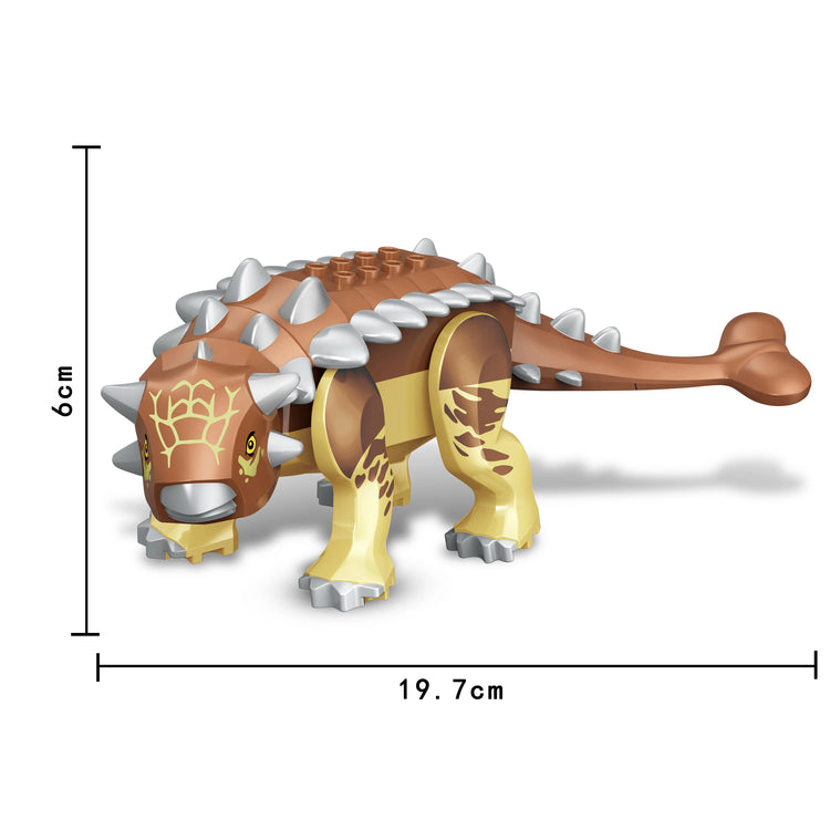 Brutal Raptor Building Jurassic Blocks World 2 MINI Dinosaur Figures Bricks Dino Toys For Children Dinosaurios Christmas