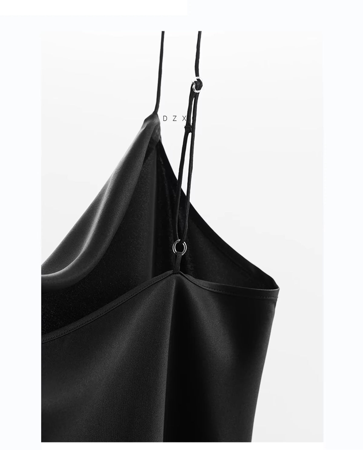 100% Mulberry Silk~ Diagonal Cut Draped Collar Camisole, Women's Tank Top, New Model for 2026