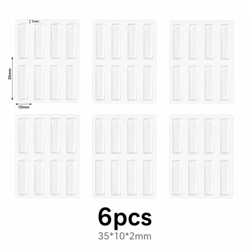 Self Adhesive Buffer Pads Refrigerator Anti-collision Strip Door Stopper Cabinet Door Bumpers Transparent Wall Protector Pad