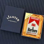 Marlboro Grinding Wheel Lighter, White Paint Green Label Red Label, Multi-color Selection, Men's Gift Wholesale