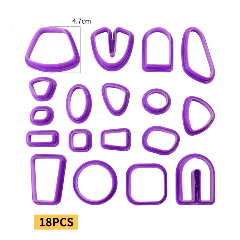 Children DIY Plasticine Mold Modeling Clay Accessories Playdough Tool Kit Plastic Set Knife Mold Kids Educational Toys Gifts