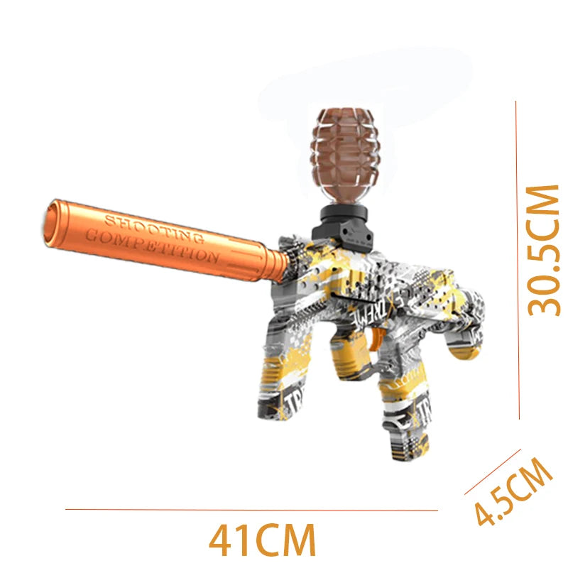 MP7 Electric Blaster Gun Toy Outdoor Rechargeable Automatic Shooting Gell Ball Bullet Pistol Game Interactive Toys For Adult