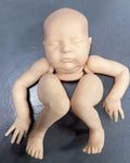 NPK Clearance Ready To Ship 20inch Reborn Doll Kit Laura Unfinished DIY Doll Parts with cloth Body  Fresh Color