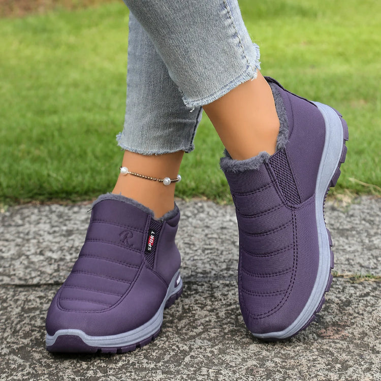 Couple Shoes, Men's and Women's Casual Shoes, Warm, Fleece, Thickened, Anti-Slip, lightweight Snow Boots with Free Shipping