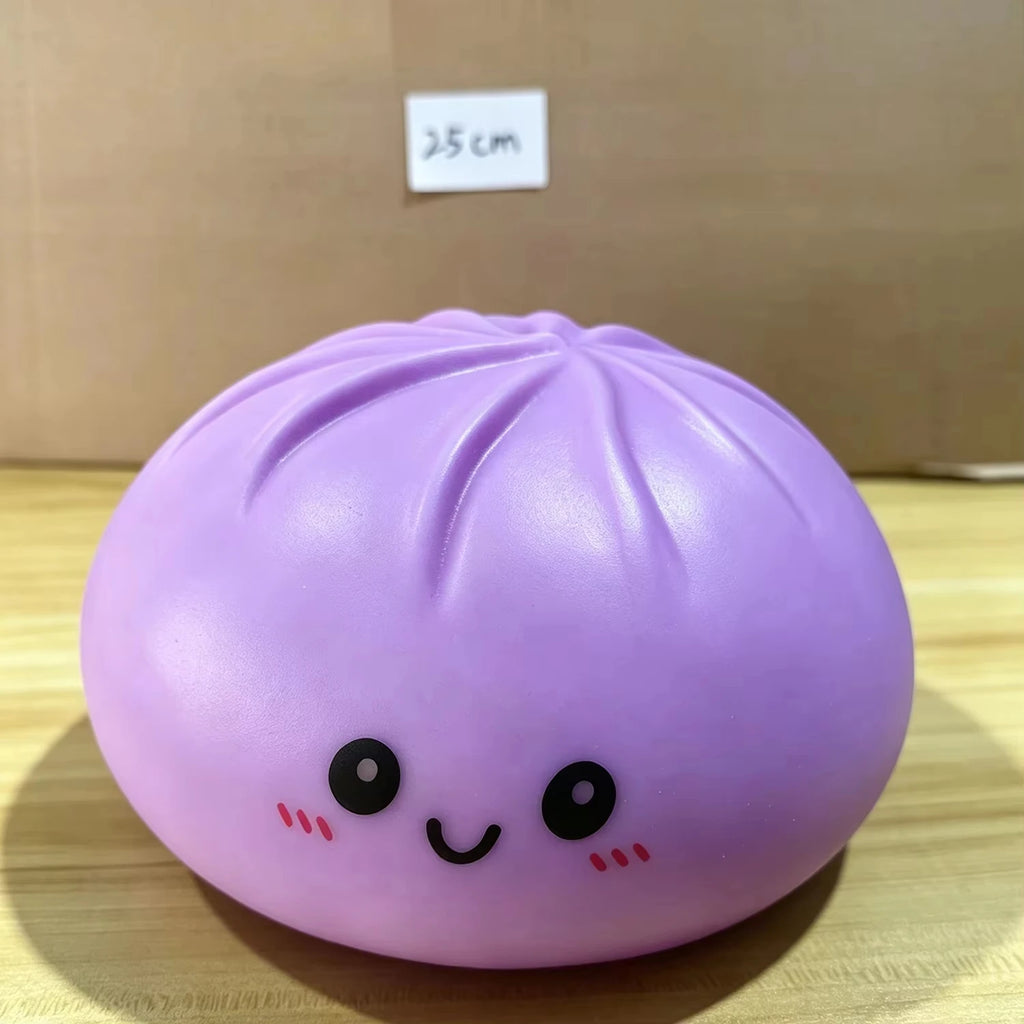 Large Dumpling Squishy Oversized Bun Anti Stress Reliever Fidget Low Rebound Decompression Ball Home DecorBirthday Gift