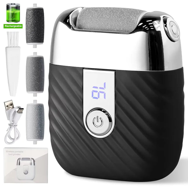 New Electric Foot Grinder Fully Automatic Rechargeable Compact Foot Care Tool for Removing Calluses And Dead Skin
