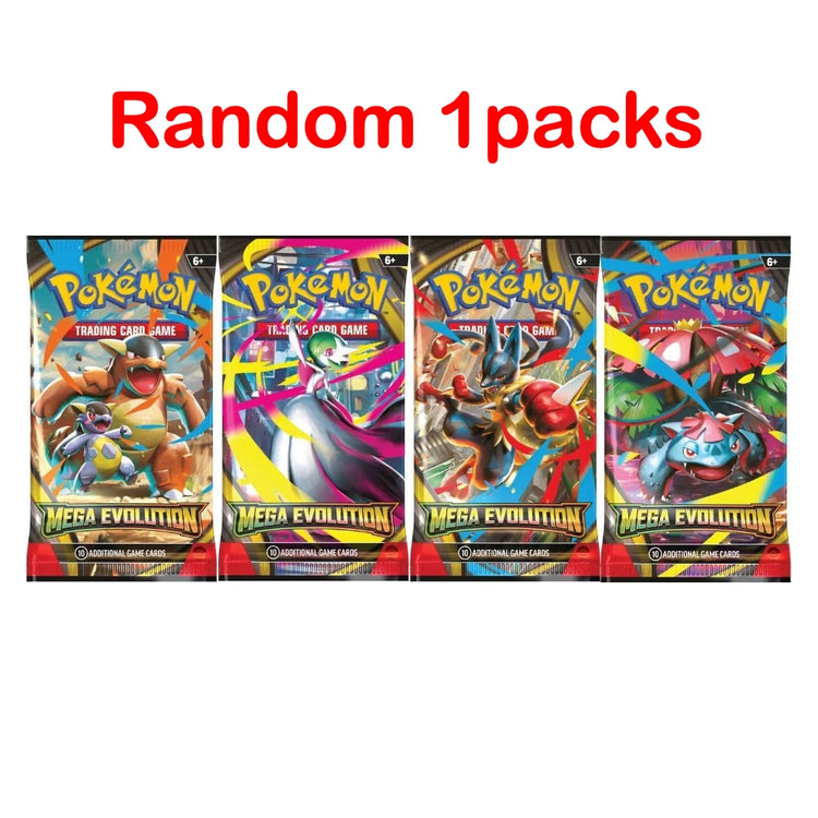 360PCS TCG Mega Evolution Phantasmal Flames Trading Card Gengar Heracross Lopunny Charizard X Anime Collectible Collection Gift