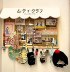 New DIY Cute Dessert House Cork Message Board Home Dormitory Jewelry Wooden Storage Board Wall Decorative Board Room Decoration