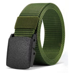 2Pcs New Automatic Buckle Nylon Belt Outdoor Hunting Multifunctional Tactical Canvas Belt High Quality Men Belt