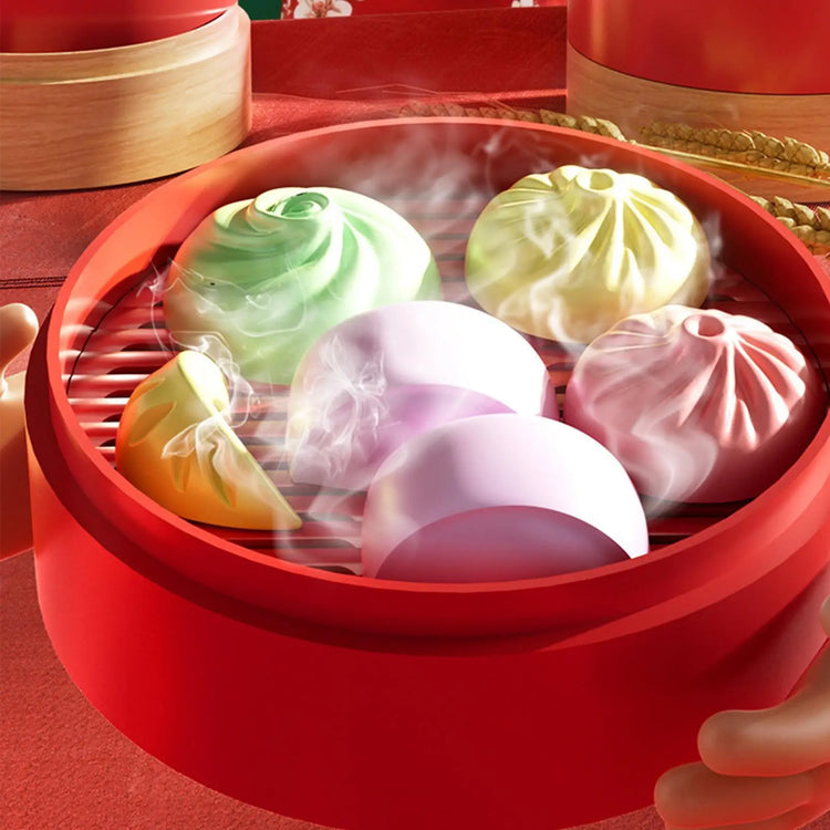 Chinese Kitchen Modeling Clay for Kids DIY Art Pretend Food Sculpting Kit for Boys Girls Birthday Party Holiday Craft Activities