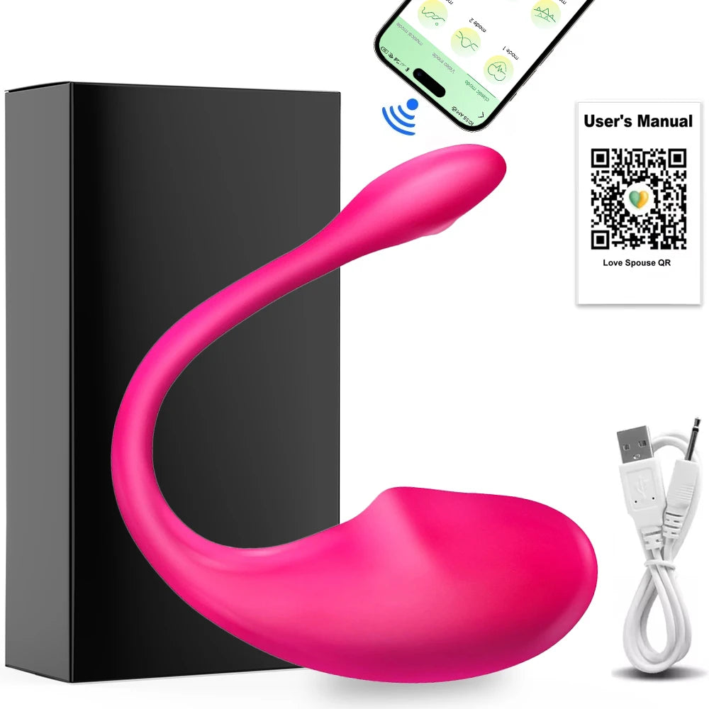 Wireless Bluetooth G Spot Vibrator for Women Dildo APP Remote Control Wear Vibrating Egg Clit Female Panties Sex Toys for Adults