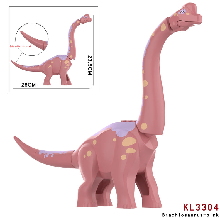 Brutal Raptor Building Jurassic Blocks World 2 MINI Dinosaur Figures Bricks Dino Toys For Children Dinosaurios Christmas