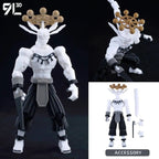 9L3D Printed Anime Jujutsu Kaisen Sukuna Yuji Yuta Satoru Gojo Lucky Dummy 13 Movable Shapeshift Action Figures Mannequin Toys