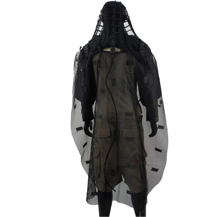 Ghillie Suit Foundation, Ghillie Poncho, Camouflage Hunting Base, Cape Sniper Viper Hood for Airsoft Paintball