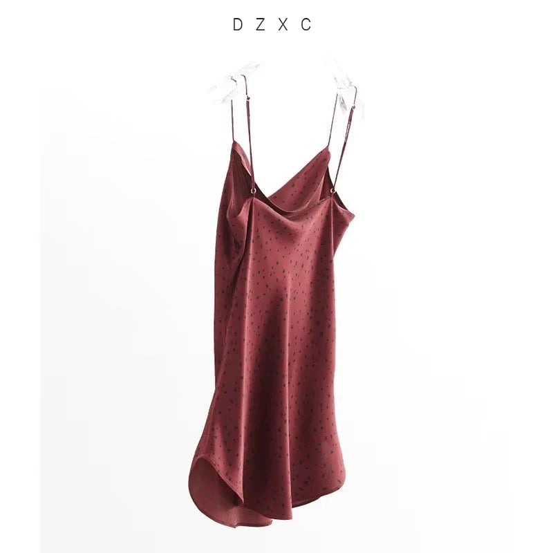 100% Mulberry Silk~ Diagonal Cut Draped Collar Camisole, Women's Tank Top, New Model for 2026
