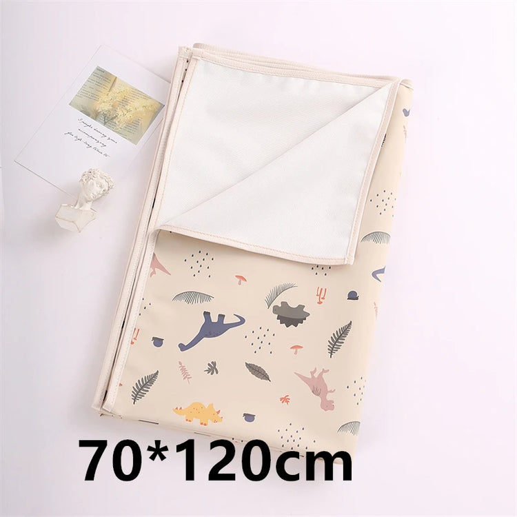 Big Sizes Infant Baby Changing Mat Cover Diaper Mattress Bed Changing Blanket PU Waterproof Soft Easy Clean Picnic Mat
