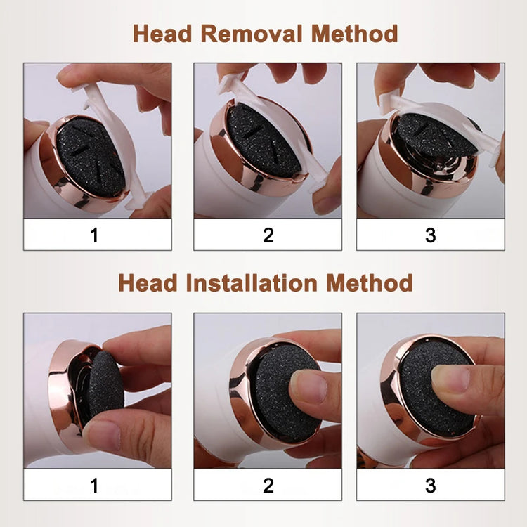 Electric Pedicure Tools Foot Care File Leg Heels Remove Hard Cracked Dead Skin Callus Remover Feet Foot Files Clean Care Machine