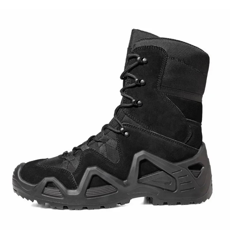 Outdoor Hiking Boots Men's Lace Up Breathable Training Tactical Hiking Desert Boots Plus Size Shoes Botas Militares Masculinas