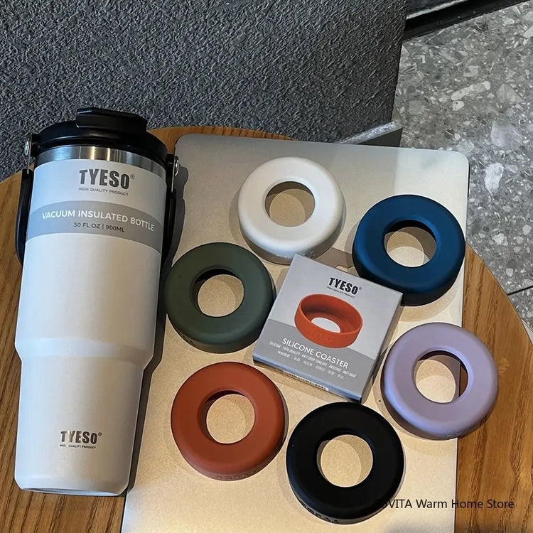 1Pcs Universal Silicone Anti Slip Bottom Cover for Tyeso Water Bottle Bottom Sleeve Cover Water Bottle 71mm to 77mm Diameter
