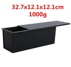 Square toast Bread Baking Tray Cake box Mold with Lid Aluminum Alloy Non-stick Pan Mini Baking Tray Baking Box Diy Cake Bakeware