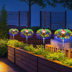 LED Solar Firework Lights Garden Decoration Fairy Lights Waterproof Outdoor Dandelion Lawn Lamp for Garden Landscape Lawn Decor