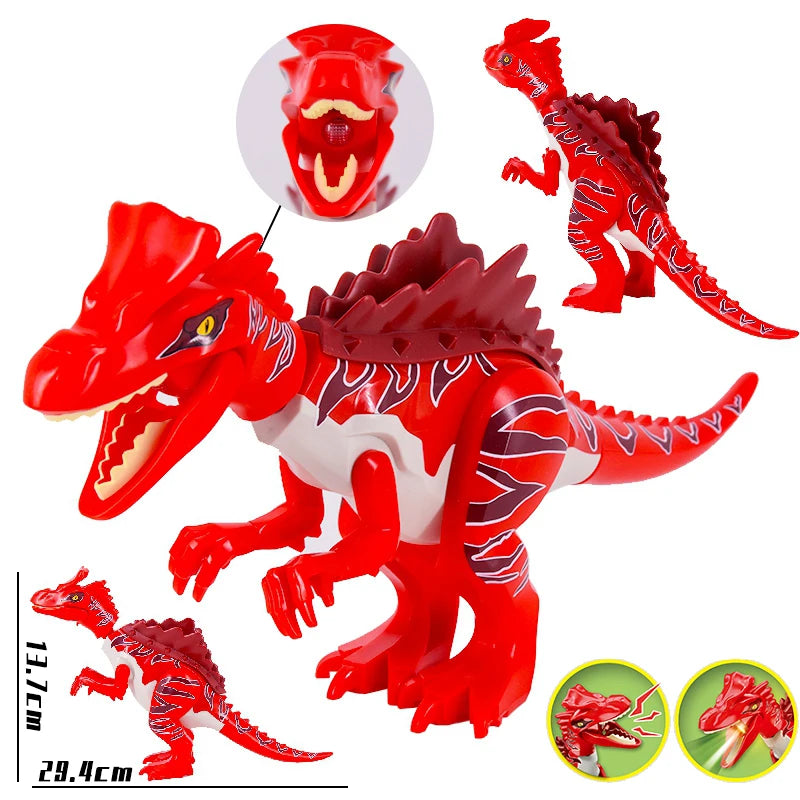 Brutal Raptor Building Jurassic Blocks World 2 MINI Dinosaur Figures Bricks Dino Toys For Children Dinosaurios Christmas