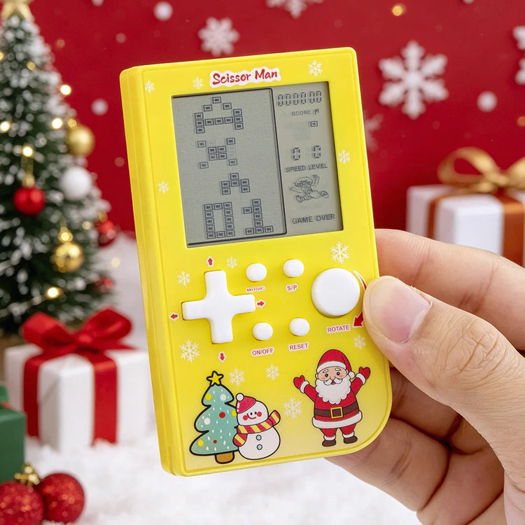 Pocket Handheld Game Console 26 In 1 Classic Tetris Game Machine Portable Mini Electronic Game Toy Xmas Stocking Fillers