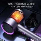 Professional Hair Dryer with Negative Ion Technology Fast Drying Low Noise and Constant Temperature for Salon and Home Use