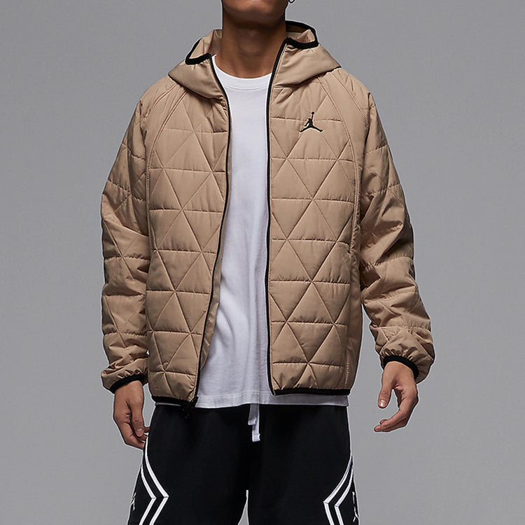 Nike official genuine Jordan winter new men's hooded warm cotton jacket FD2638-244
