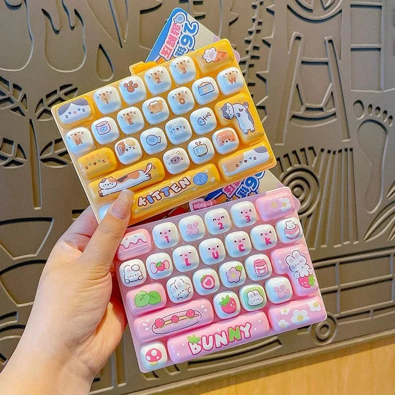키캡 26 Key Cap Giant Keycap Keychain Gifts Keycap Clicker Keyboard Bag Charms Key Caps Keyboard Fidgets Clicker Gifts 대왕키캡