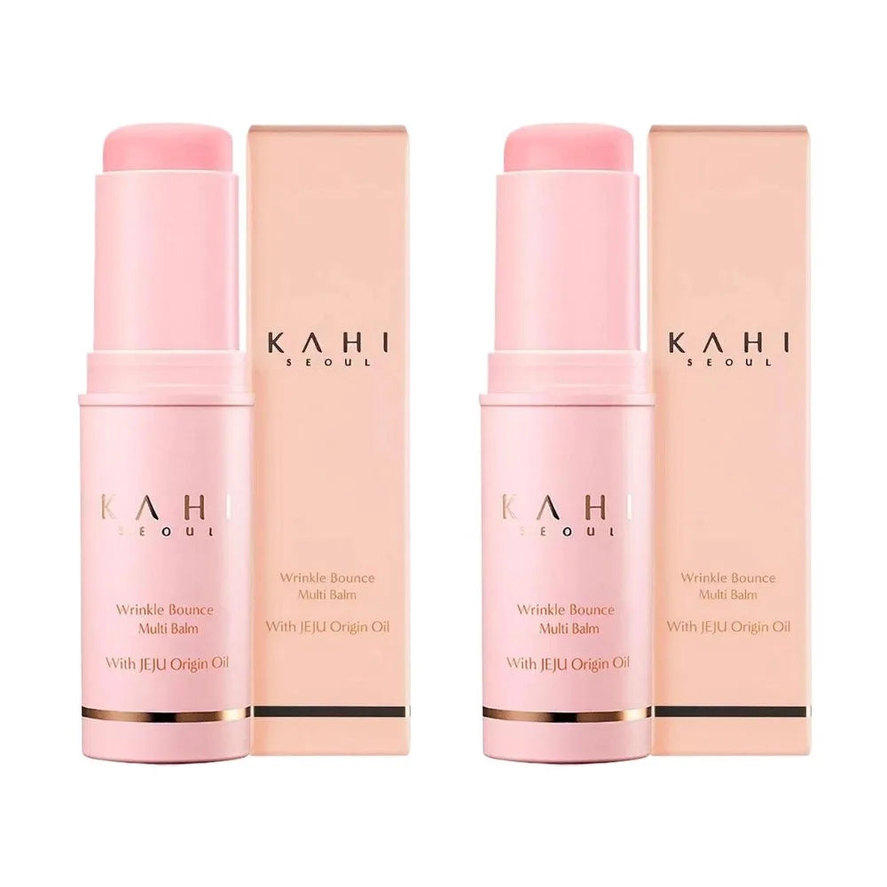 KAHI Wrinkle Bounce Multi Balm Stick 9g Moisturizing Essence Stick PDRN Collagen JEJU Origin Oil Balm Original Korean Face Care