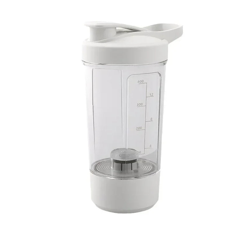 Portable Electric Protein Shaker Bottle USB Rechargeable Shaker Bottle Multipurpose 450ml Mixer Cups for Fitness Workout