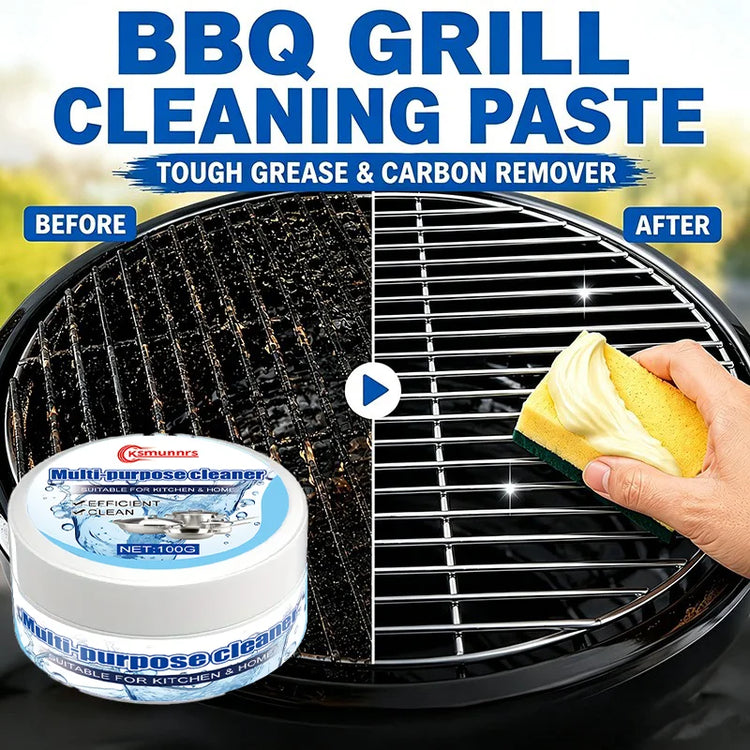 Grease Cleaning Paste for Metal Cookware - Quick And Efficient Tar Residue Remover - All-Purpose Cookware Cleaner