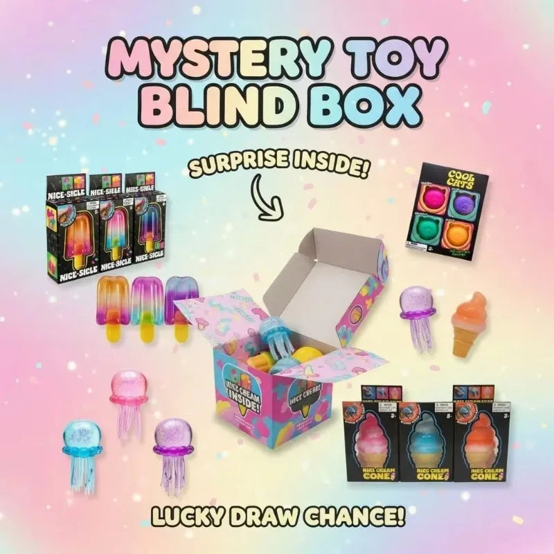100+ Pieces Assorted Squishy Figures Blind Box Surprise Toys Slow Rising Soft Fidget Toys Featuring Giant Gorilla Moai Head gift