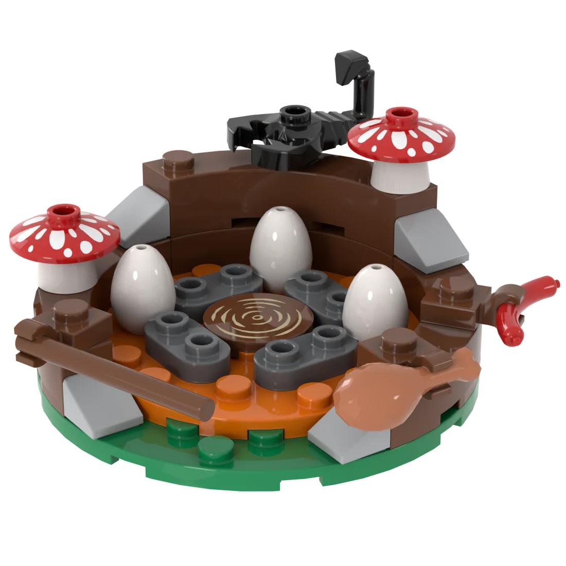 Jurassic Dinosaur Nest Baby Building Blocks Toys Collection Souvenir Gift Birthday Jurassic Rex Raptor