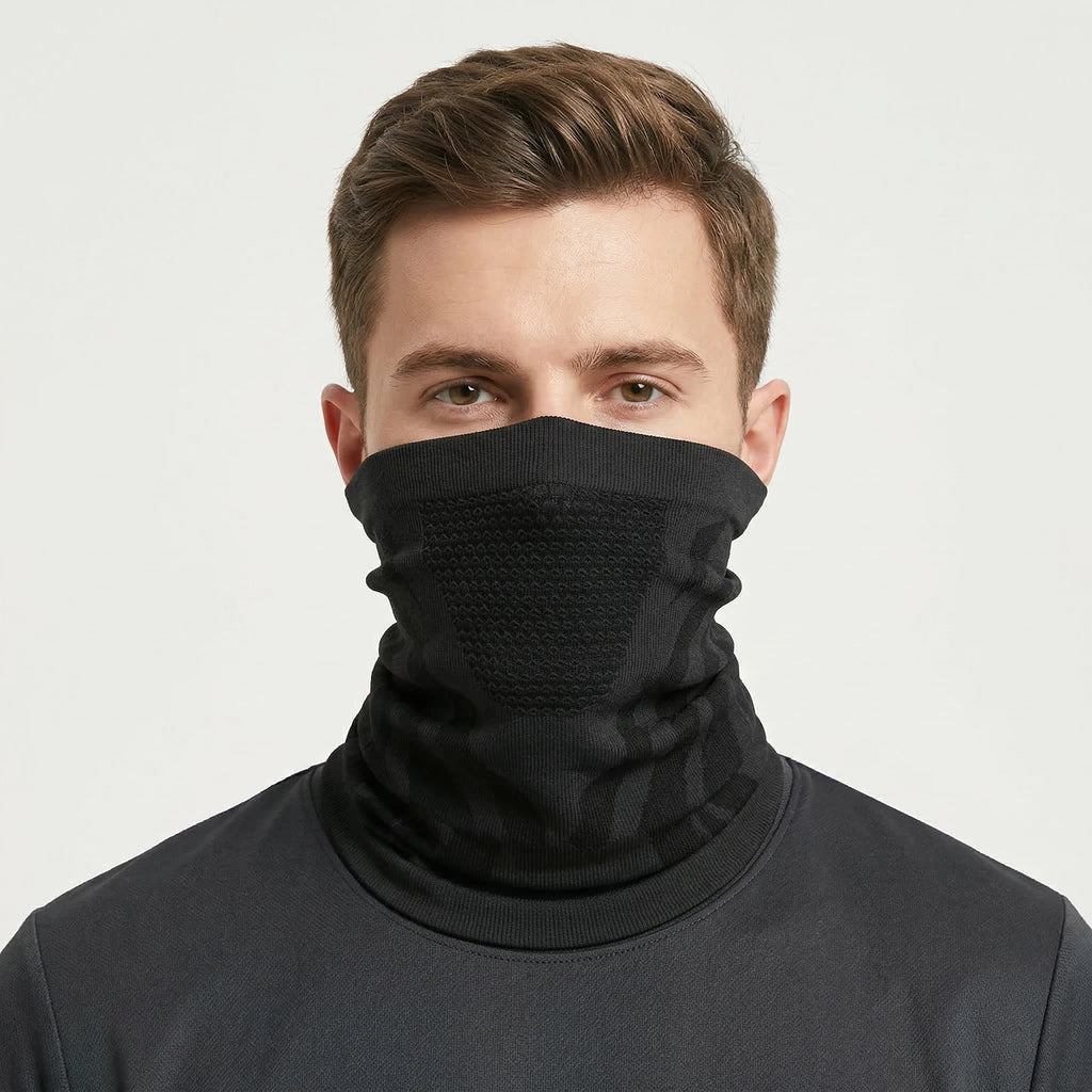Winter Men Women Warm Skiing Mask Scarf Elastic Breathable Half Face Mask For Cycling Outdoor Sports Running Hiking Fishing
