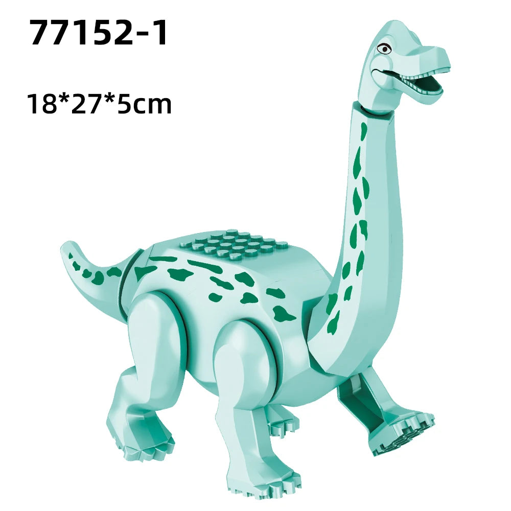 Jurassic Dinosaurs Building Blocks Indominus Rex DIY Big Size Tyrannosaurus Action Figure Models Children Toys Animals Gifts