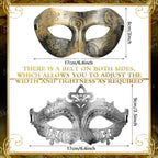 20-120Pcs Masquerade Masks Bulk Venetian Carnival Masks Vintage Antique Party Masks for Women Men Mardi Gras Prom Halloween