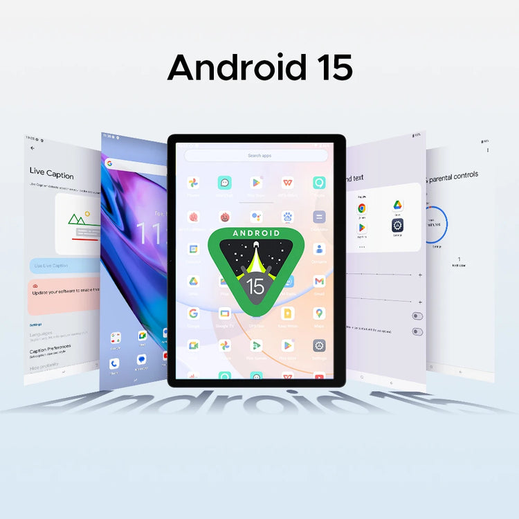 Global Version DOOGEE Tab E3 Max Tablet PC Android 15 Gemini AI 14'' 2.1K Screen 8GB RAM 256GB 13500mAh Large Battery Smart Pad