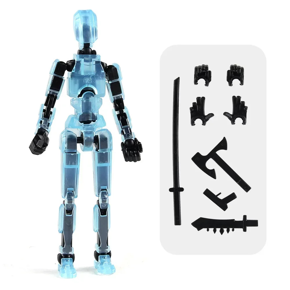 13 Action Figure Titan Multi-Jointed Movable Shapeshift Robot T13 Action Mannequin Character And Dog Figure Toys Gifts