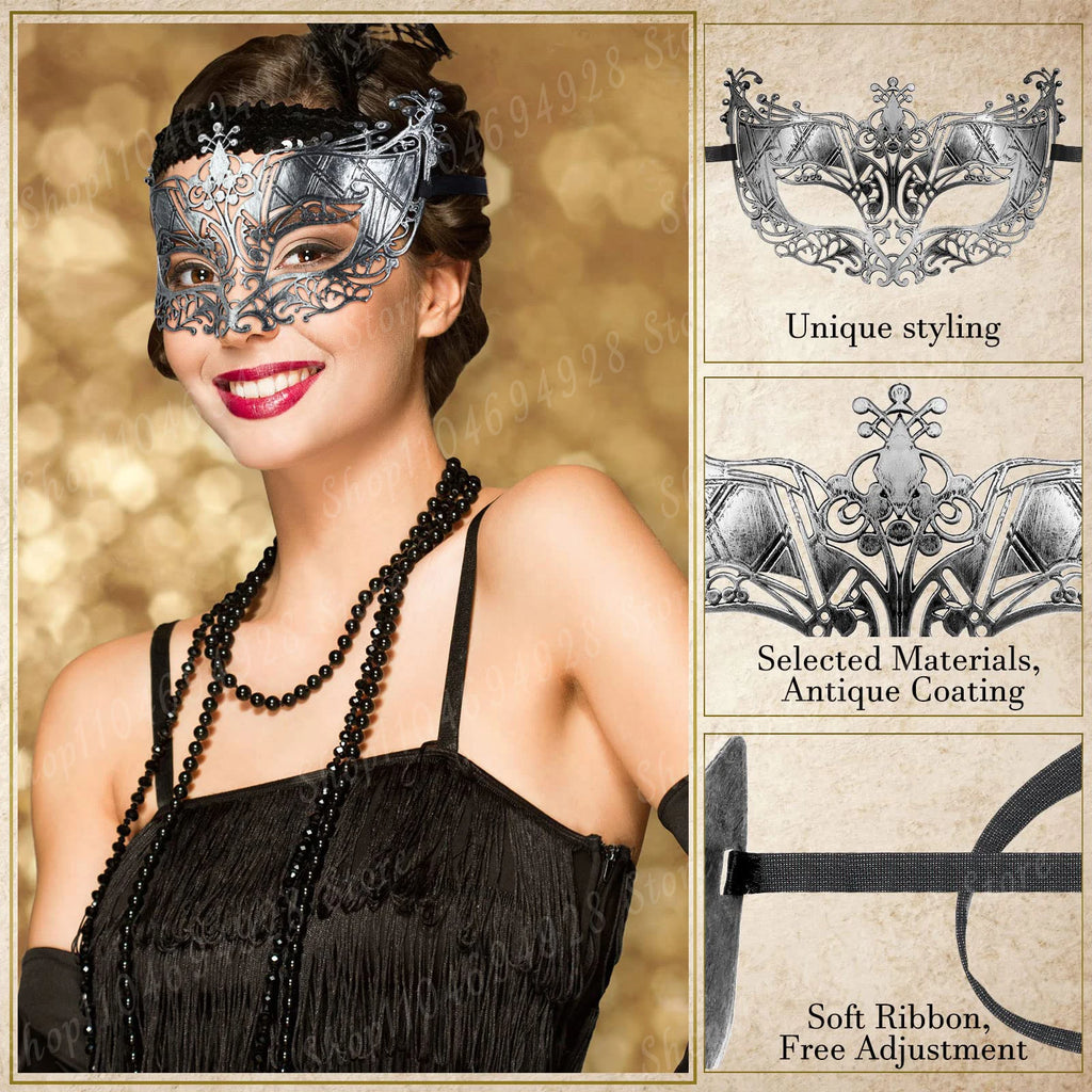 20-120Pcs Masquerade Masks Bulk Venetian Carnival Masks Vintage Antique Party Masks for Women Men Mardi Gras Prom Halloween