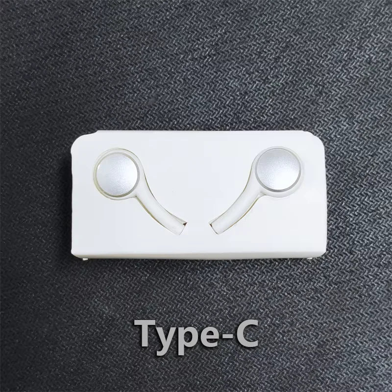 In-Ear 3.5mm Wired Type-C Earphones Stereo Headset Audio Accessories for Android Smartphones