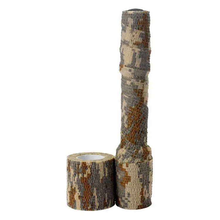 Tactical Camo Tape Hunting Self-Adhesive Wrap Stretch Bandage Outdoor Gear Concealment Cylindrical Object Protection Accessories