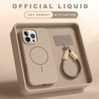Magnetic Phone Case For iPhone 15 14 16 Plus 11 12 13 16 Pro Max Silicone Official Lanyard Magsafe Strap Protector Soft Cover