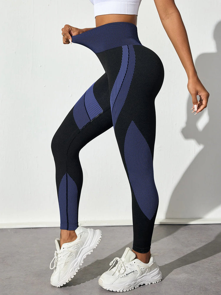 Women's Seamless Yoga Leggings Tummy Control High Waist Soft Stretchy Breathable Scrunch Butt Lifting Gym Workout Pants