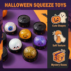Halloween Party Gift Dumpling Squeeze Squishy Toys, Cute Slow Rising Squeeze Stress Relief Sensory Toy, Soft Kawaii Fidget Toy
