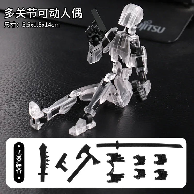 13 Action Figure Titan Multi-Jointed Movable Shapeshift Robot T13 Action Mannequin Character And Dog Figure Toys Gifts