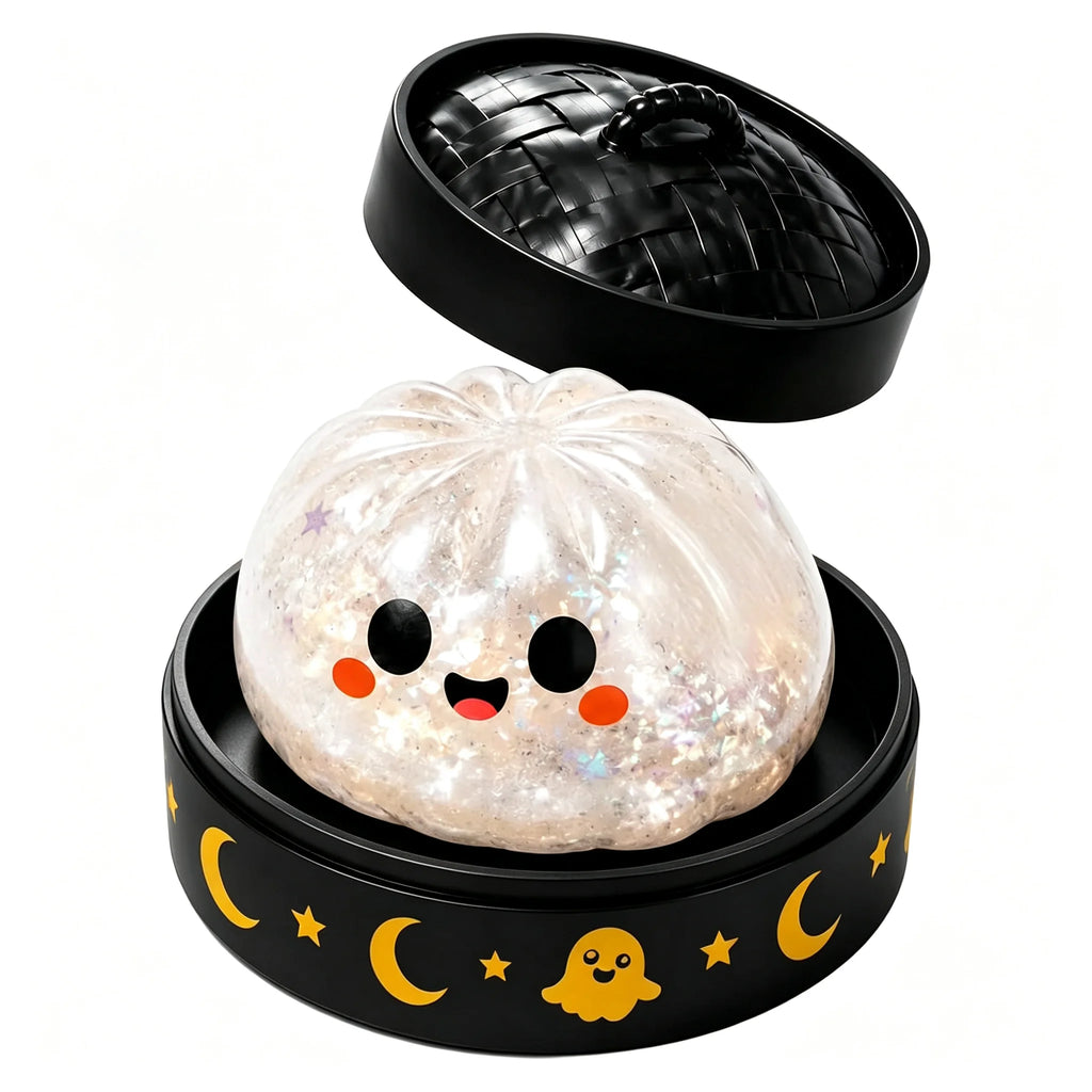 Halloween Party Gift Dumpling Squeeze Squishy Toys, Cute Slow Rising Squeeze Stress Relief Sensory Toy, Soft Kawaii Fidget Toy