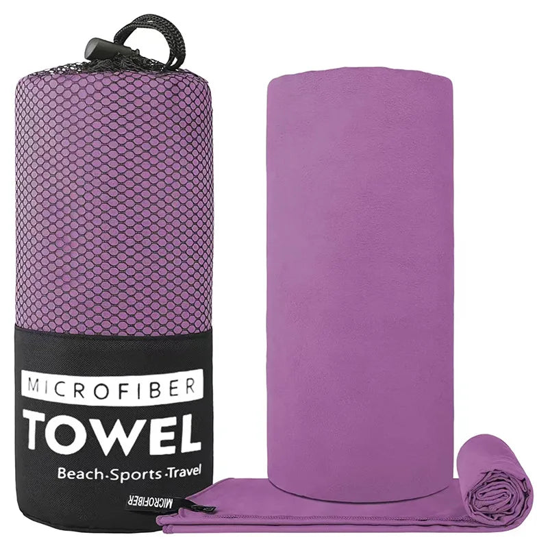 New Microfiber Towel Sports Quick Dry Super Absorbent Camping Towel Ultra Soft Lightweight Gym Swimming Yoga Beach Towel