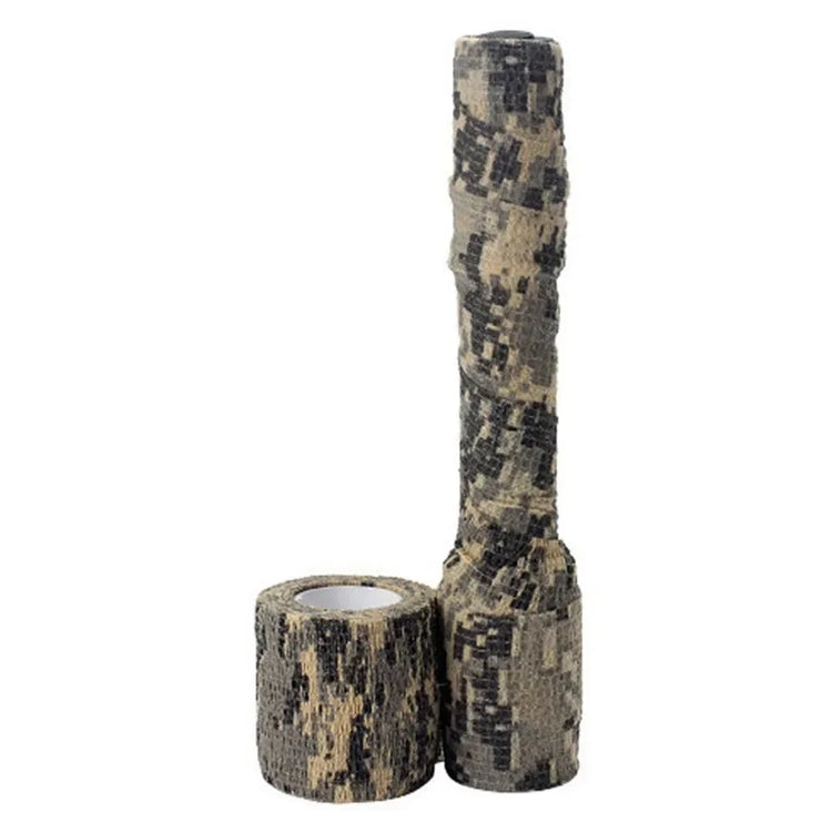Tactical Camo Tape Hunting Self-Adhesive Wrap Stretch Bandage Outdoor Gear Concealment Cylindrical Object Protection Accessories